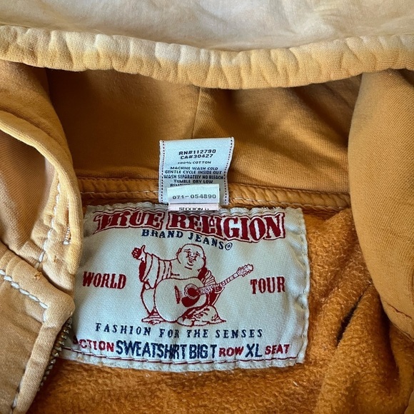 VINTAGE 2008 True Religion Hoodie XL ‘Sunburst Buddha’ - Picture 2 of 4